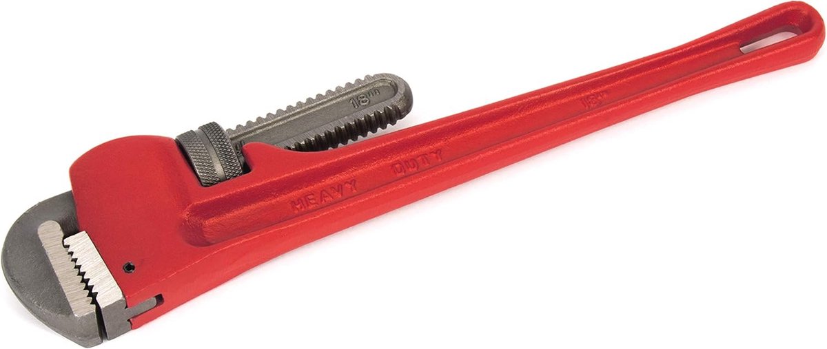 18-inch Heavy-Duty Rechte Pijptang, 18-inch Loodgieterstang