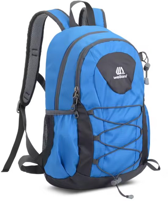 Weikani 15L rugzak rugtas backpack wandelen outdoor hiking dagrugzak helblauw