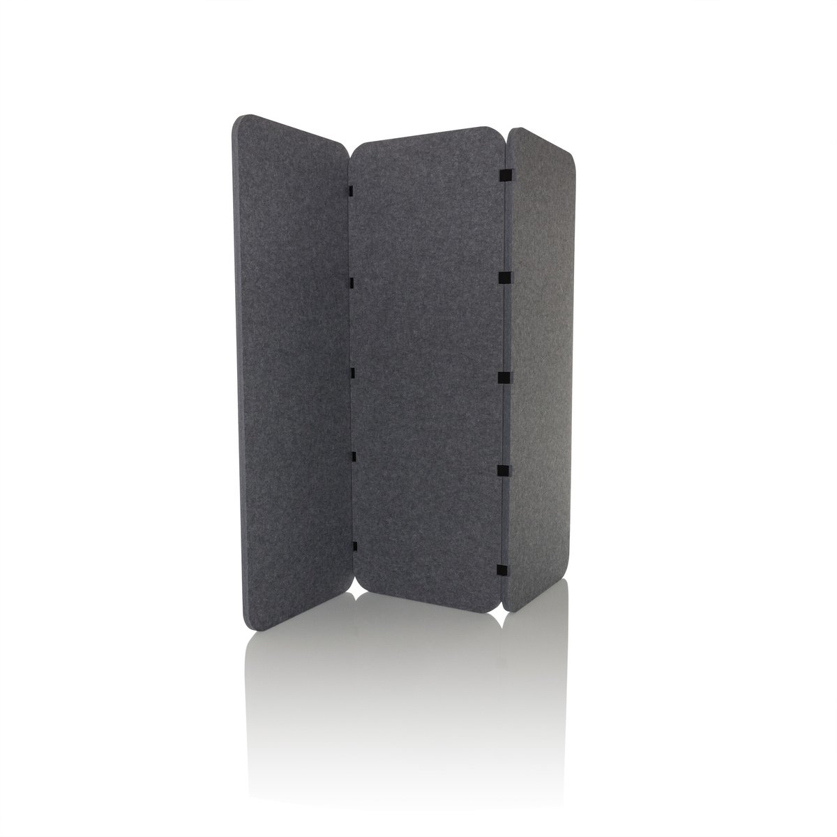 hjh office Akoestische scheidingswand / verplaatsbare wand FLEXMIUT EL 160602,5 PET grijs hjh OFFICE