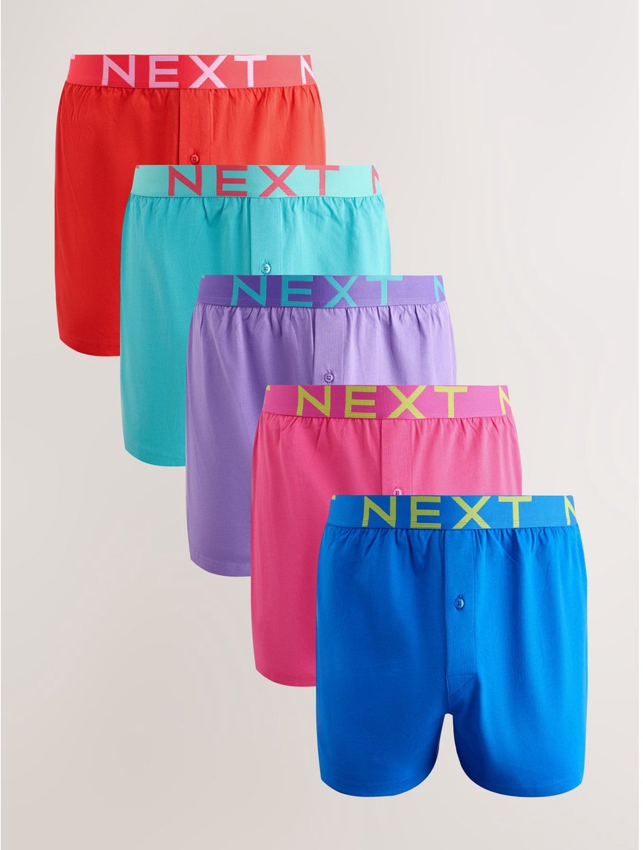Next - Heren - Set van 5 boxershorts - Roze