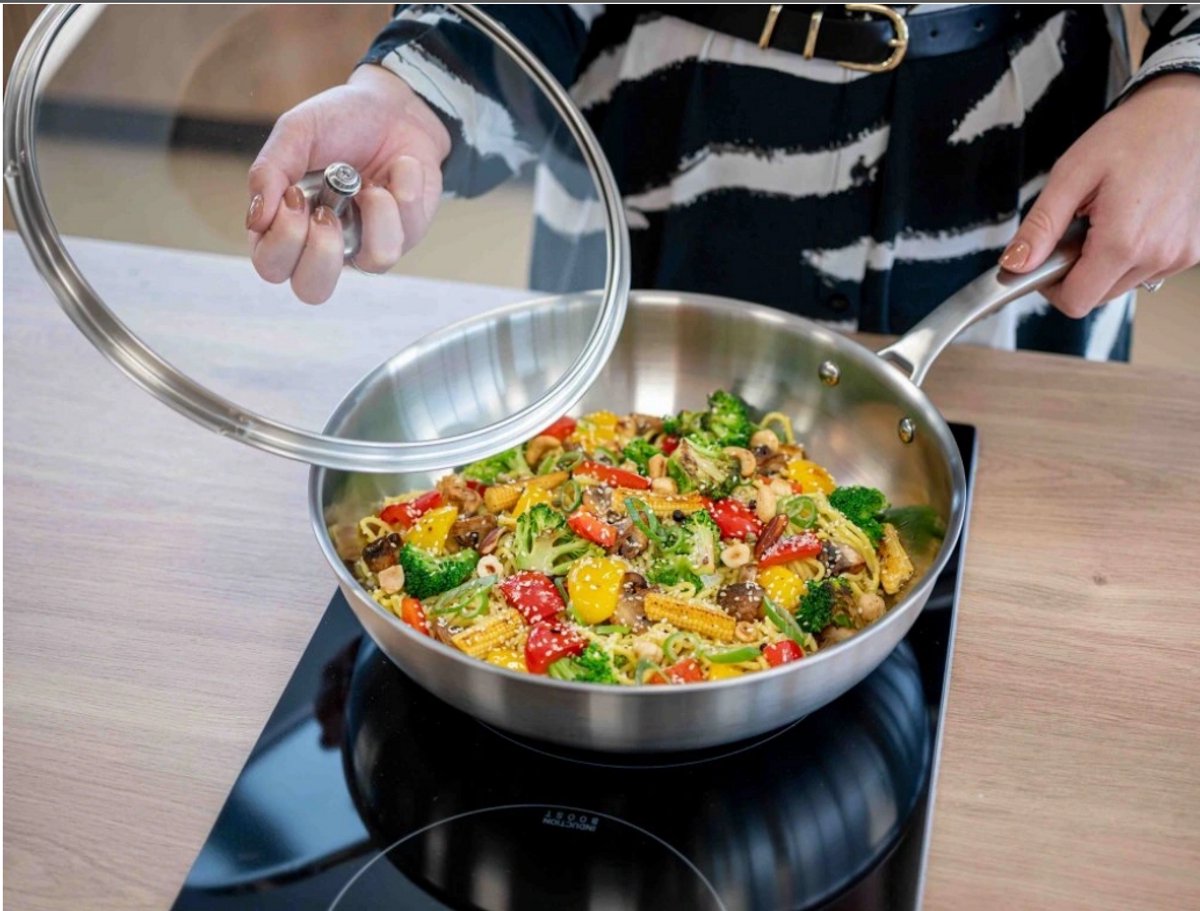Remoska RVS Wokpan 28 cm Proxima