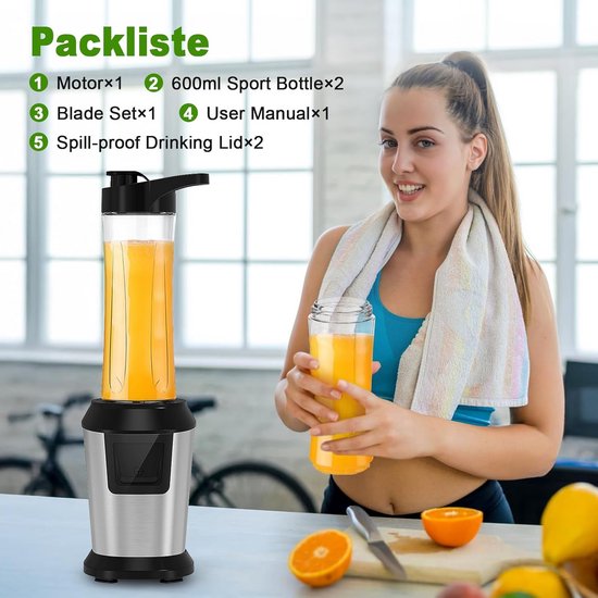 Blender To Go - Smoothie Maker - Draagbare Blender - drankmaker van Merkloos — afbeelding 5