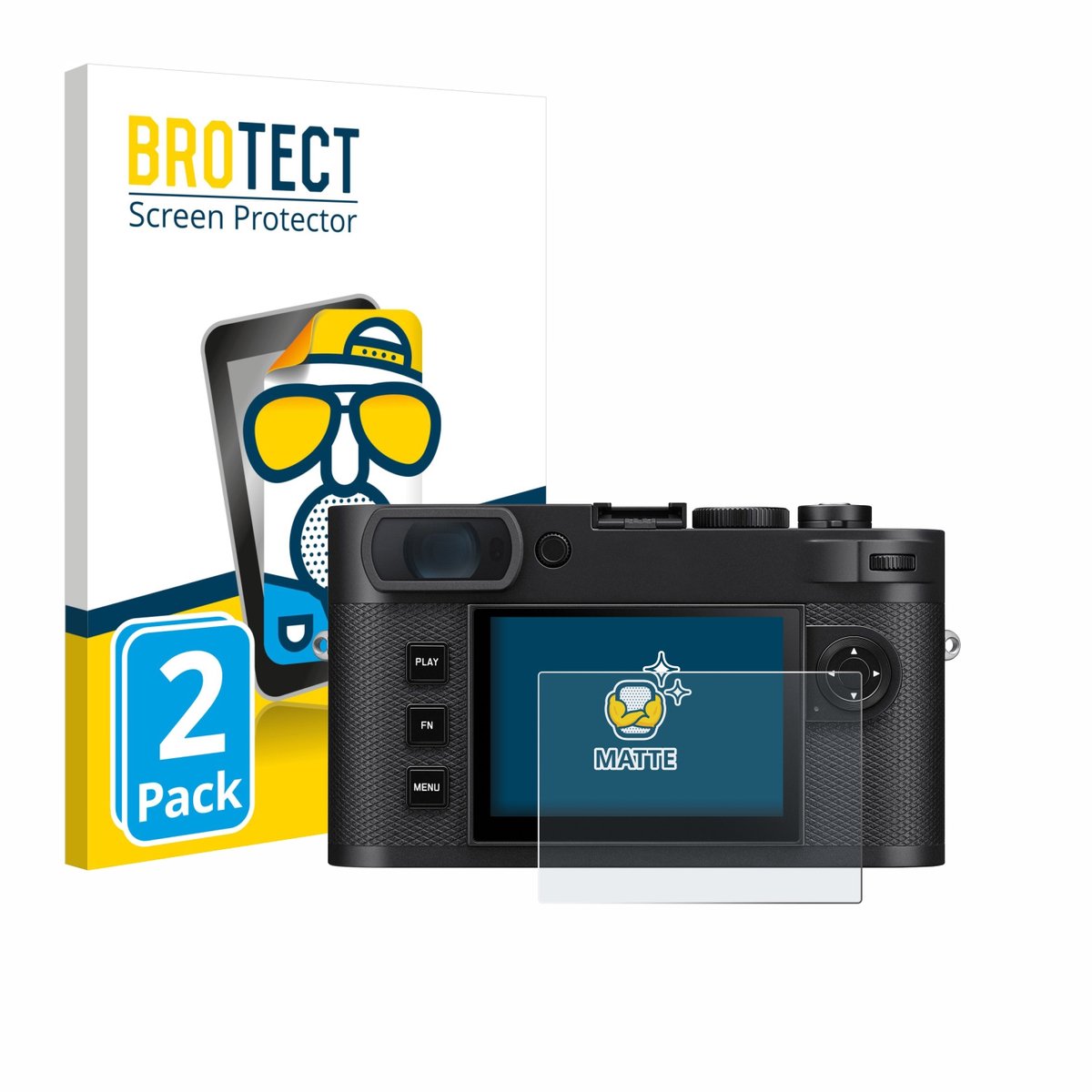 BROTECT - Screenprotector voor Leica M EV1 - Folie Beschermfolie matte 2 Stuks
