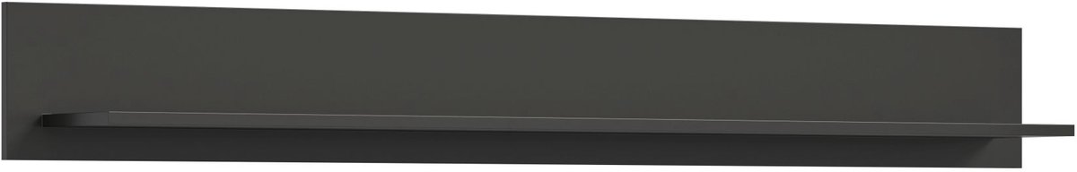 Linea wandkast wandplank 1 plank mat grijs.