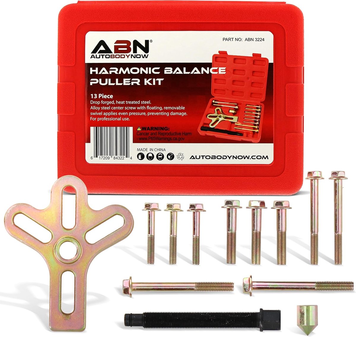 Balancer Trekker Kit - Stuurwiel Gereedschap - Auto Onderhoud - 13 Delige Set - 22.86 x 17.78 cm