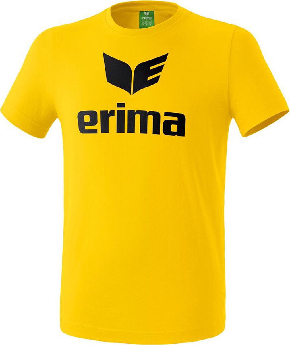 Erima Promo T-Shirt Heren - Geel / Zwart | Maat: S