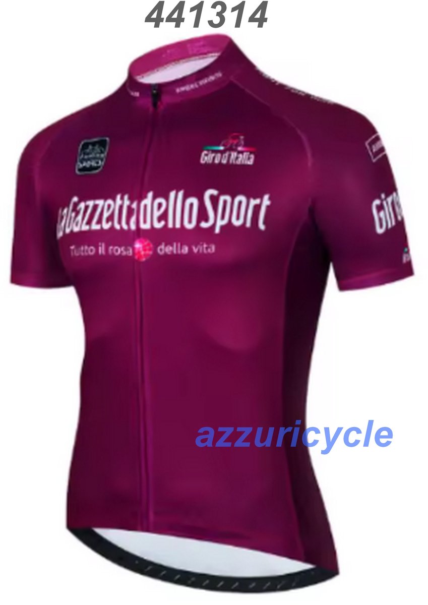 Fietsshirt Gazzetta Dello Sport Paars XL