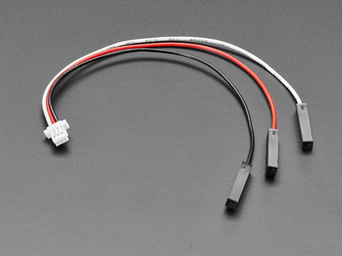 JST SH 1mm 3-Pin naar Socket Headers Kabel 100 mm Adafruit 5765