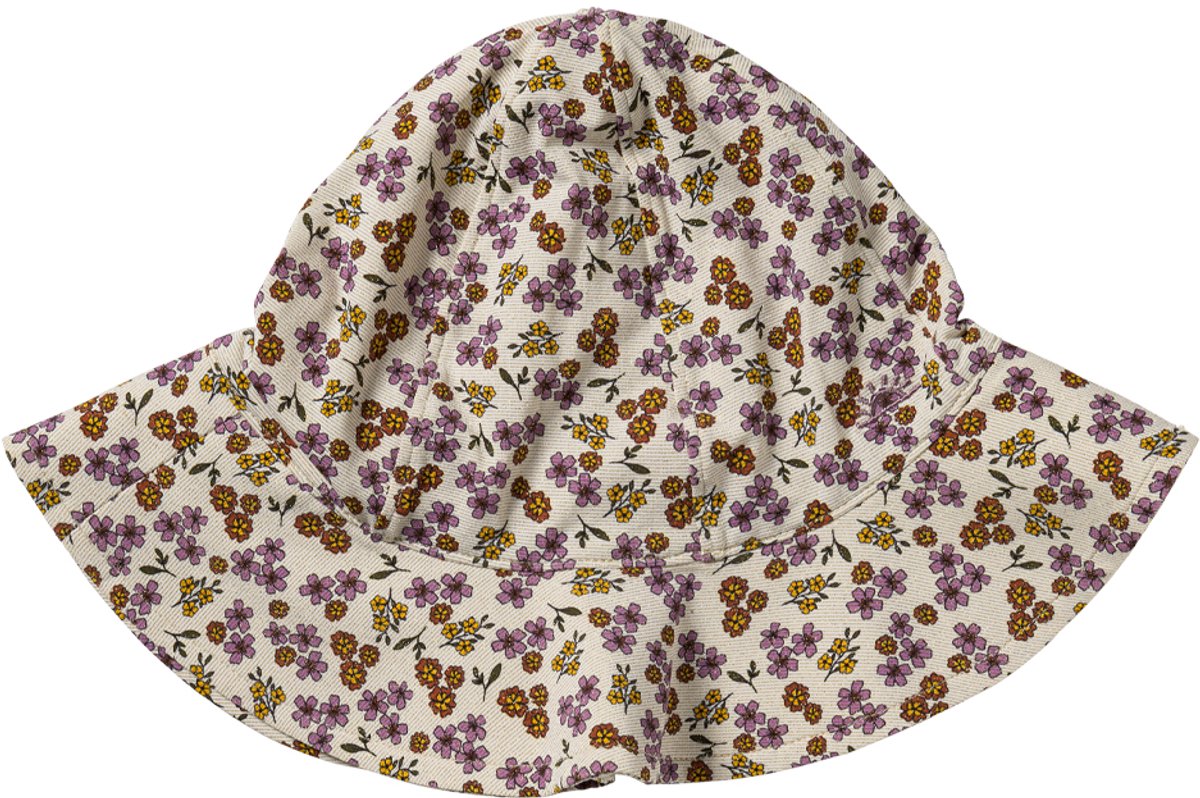 Salted Stories Sun Hat Sparkly Flower Bombay Brown 98/116
