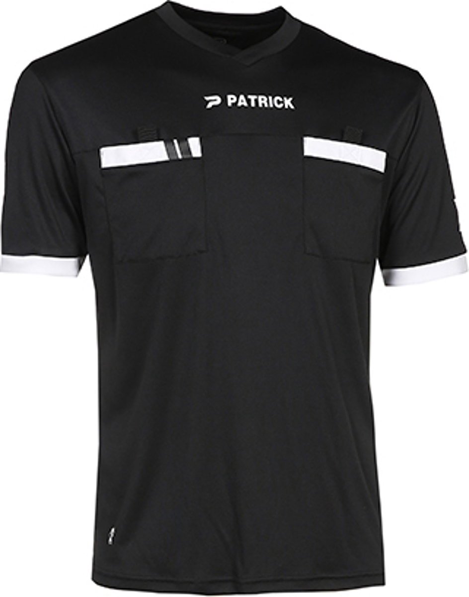 Patrick Scheidsrechtersshirt Korte Mouw Heren - Zwart | Maat: XXL