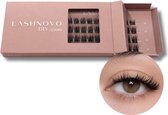 Lashnovo - Dune - DIY Cluster Lashes - 10 & 12 & 14 mm - Wimperextensions - Nepwimpers - Wimpers