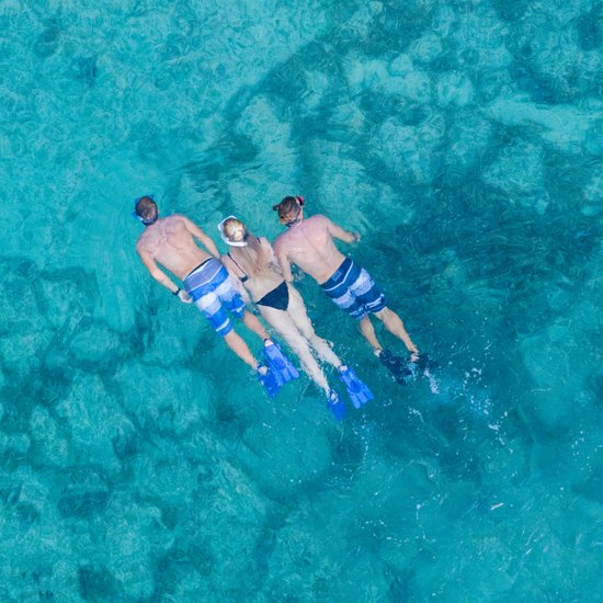 ReefTourer Snorkelset – Premium duikbril met snorkel, hypoallergene siliconen snorkelmasker één venster – Zwart – RC-0105-BKBK