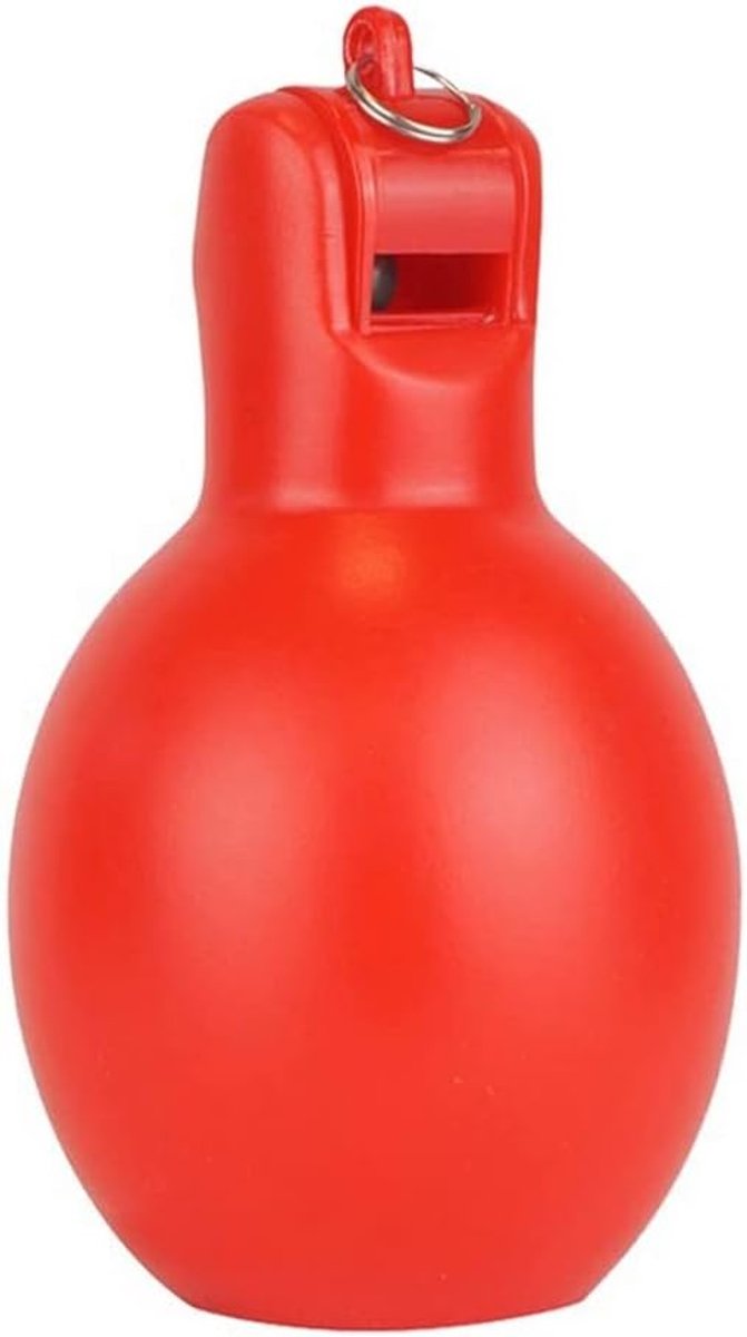 Hygienische Hondenfluit - Trainingsfluit Dier - Hondentraining Commando's - Knijpbediening Luchtdruk - 7 x 14 x 9 cm - Rood