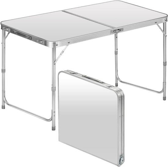 Opvouwbare multifunctionele tafel campingtafel klaptafel markttafel in hoogte ve