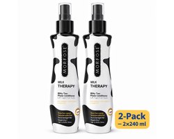 Morfose Milk Therapy Two Phase Conditioner Spray – 2-Pack (2×240 ml) – Leave-In – Droog & Beschadigd Haar