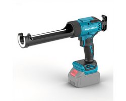 Kitpistool, druppelvrij elektrisch kitpistool met 200 kg stuwkracht, draadloos siliconenkitpistool met constante doorstroomtechnologie, lichtgewicht kitpistool met LED-verlichting (batterij niet inbegrepen)