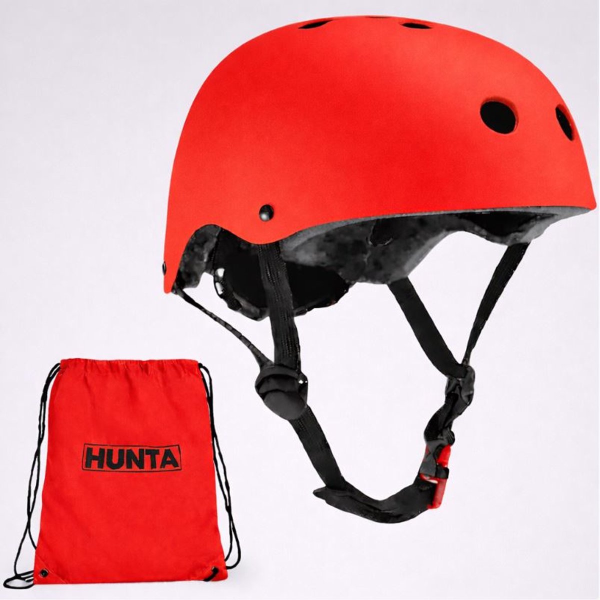 Kinderhelm Rood - Fietshelm - Helm voor Kinderen – Skate Helm Kinderen – SkateHelm – Skate Helm Kind – Helmen – Maat M -54cm tot 58cm