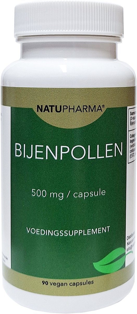 Natupharma Bijenpollen 500mg - 90 vegan capsules