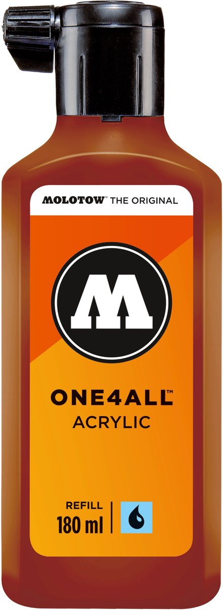 Molotow ONE4ALL™ - 180ml Roodbruine navul Inkt op acrylbasis