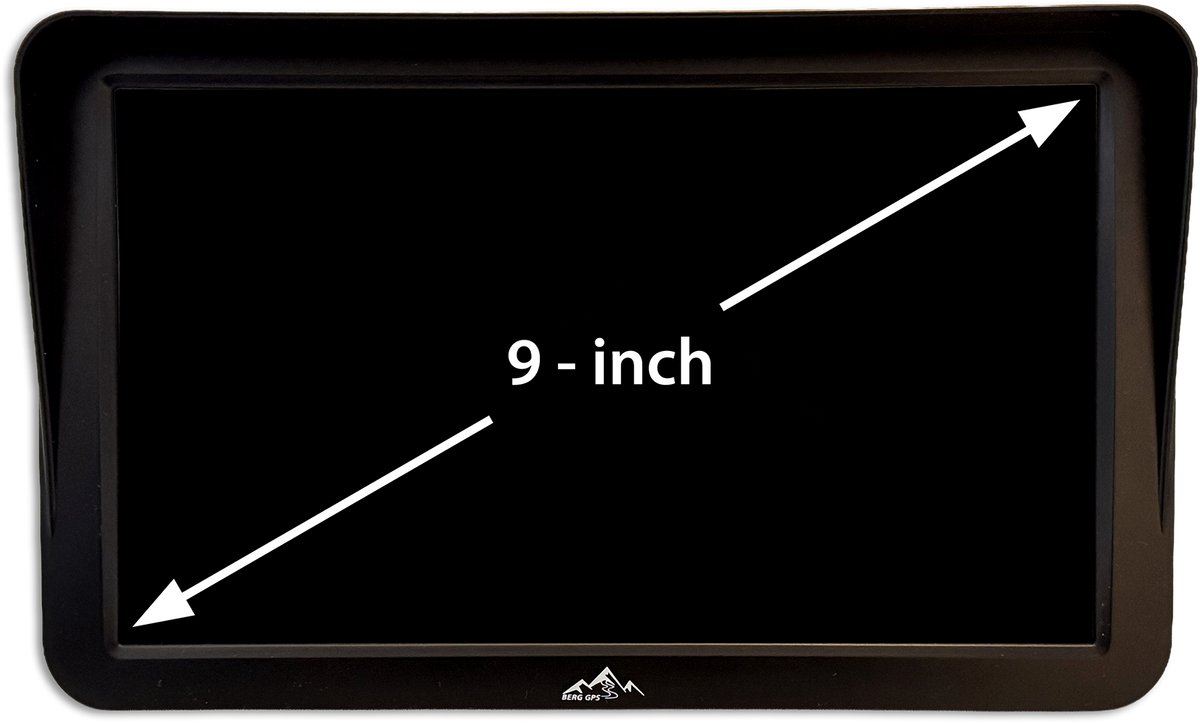 BergGPS® BG-9001T 9 inch Truck Navigatie Europa - Navigatiesysteem voor Vrachtwagen, Bus en Touringcar – foto 5