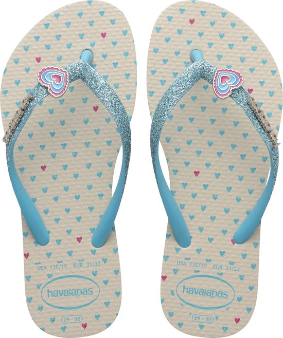 Havaianas HAV. KIDS SLIM GLITTER II BEIGE Filles Slippers - beige