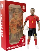 Megableu - Rode Duivels - Actiefiguur 20 cm - Youri Tielemans - Voetbal Speelfiguur met Bewegende Ledematen