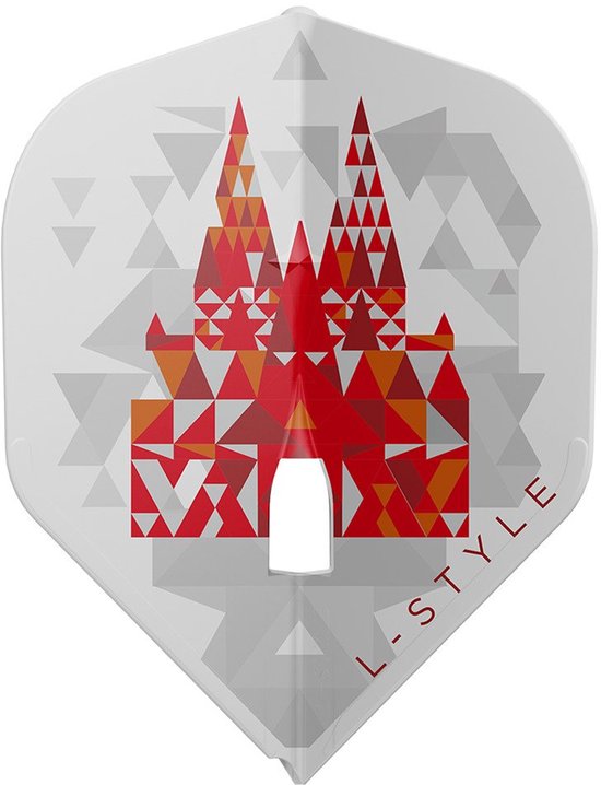 L-Style L1 Pro Florian Hempel V2 White - Dart Flights — afbeelding 3