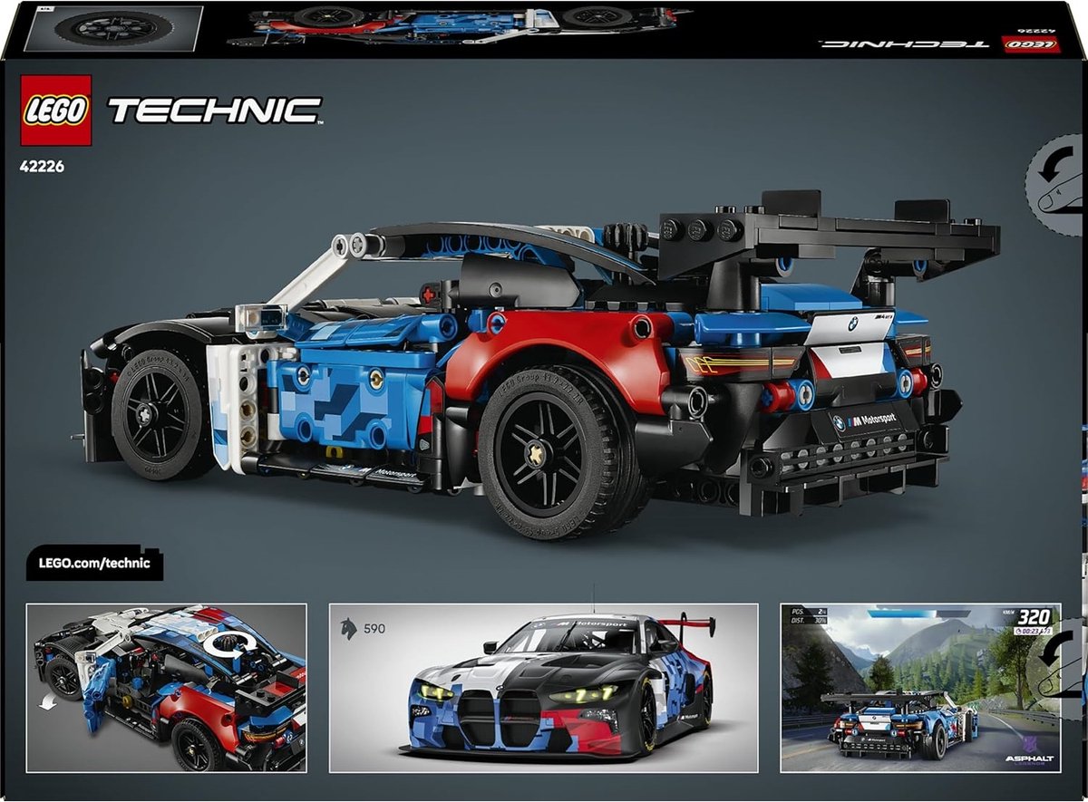 LEGO Technic - BMW M4 GT3 EVO Racewagen Speelgoed voor Kinderen vanaf 11 Jaar - 42226 — afbeelding 3