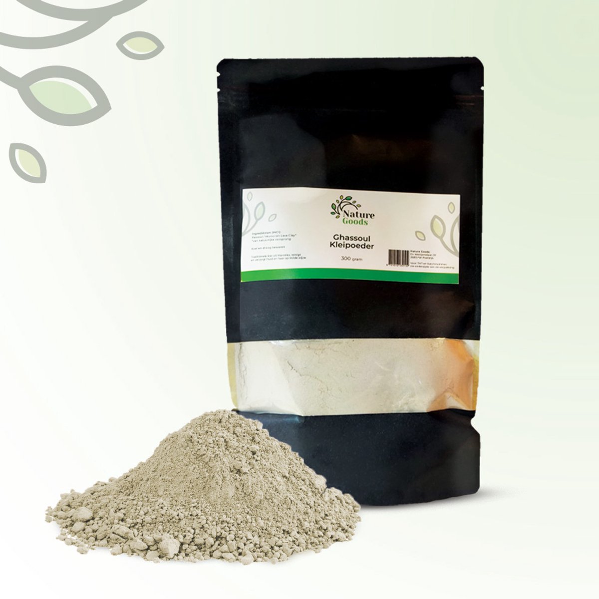 Ghassoul Kleipoeder - 300 gram - 100% Puur - Marokkaanse Lavaklei - Gezichts- & Haarmasker - Ultra Fijn