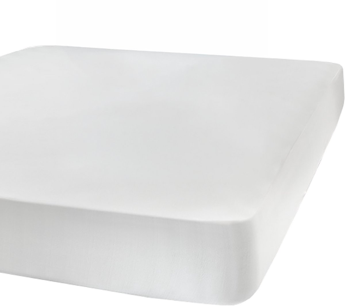 UNIFICATO - Waterdichte Matrasbeschermer 160x200 cm - Hoeslakenbadstof - Ademend - Antibacteriëel - Wit