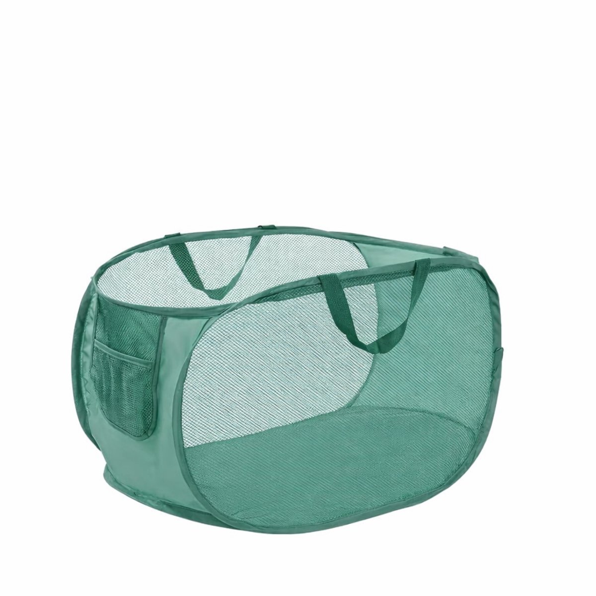 Vavida - Opvouwbare Wasmand - Groen - Groot - Stevig - Opvouwbaar - Ruimtebesparend
