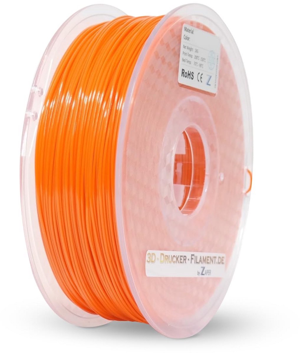 PLA 3D Printer Filament 1,75mm 1kg - Levendige Oranje Kleur