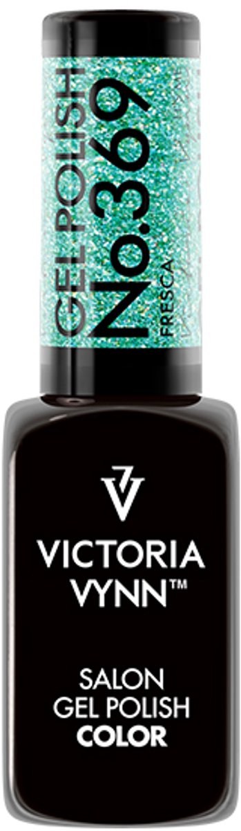 Victoria Vynn – Salon Gelpolish 369 Fresca - groene glitters shimmers - mint - gel polish - gellak - nagels - nagelverzorging - nagelstyliste - uv / led - nagelstylist - callance