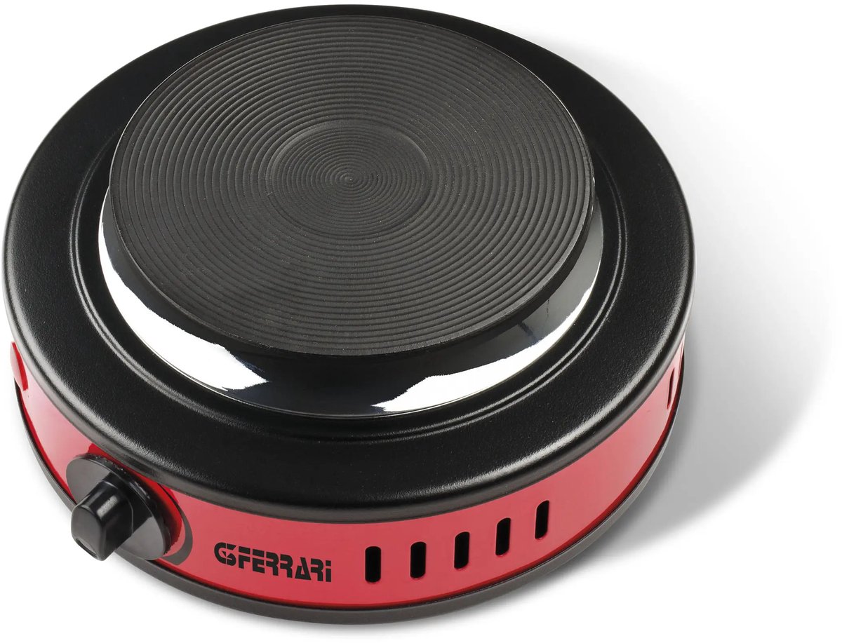 G3 Ferrari Furnèl – Elektrische Kookplaat 500W – Ø 11 cm – Instelbare Temperatuur – Controlelampje – Compact Design