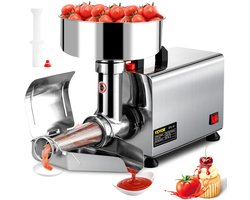 Cellista Elektrische Tomatenzeef - tomaten pureerder - tomaat - 370W - 90-160 kg/u Capaciteit - RVS 304 - Commerciële Kwaliteit - tomatenpasser - voedselzeef - passeermachine