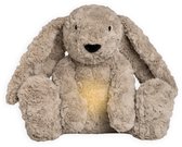 Baby's Only Bibi het knuffelkonijn met slaaptrainer - Baby knuffel met white noise en slimme huilsensor - Nachtlicht - Taupe