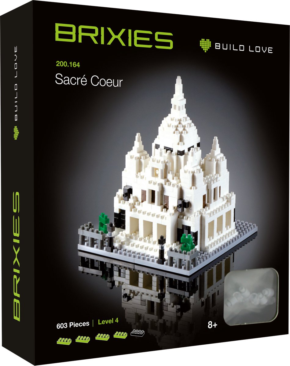 DIY Sacre Coeur (Parijs) - Brixies- nano-bouwsteentjes