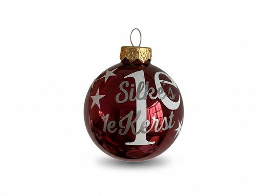 Gepersonaliseerde kerstbal met eigen foto | Unieke 3D geprinte kerstbal