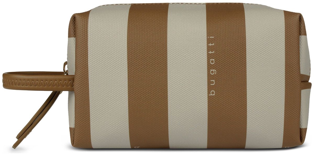 Bugatti Cleo Cosmetische tas 18 cm - 1 L - Ritssluiting - cognac