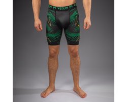 Venum Matupa Vale Tudo Shorts – Zwart/Groen/Goud | Premium Compressie Shorts voor MMA, BJJ & No‑Gi - XL