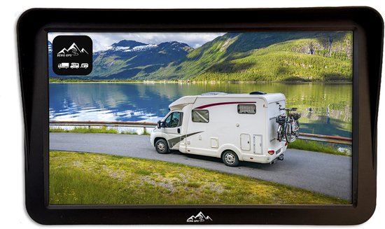 BergGPS®- BG-9001C - 9-inch - CamperNavigatie - Camperplaatsen - Bluetooth - Carkit - Europa