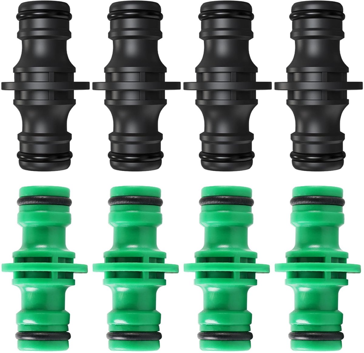 8-delige set 1/2 inch tuinslangkoppelingen snelkoppeling waterdicht en duurzaam voor tuin en huis