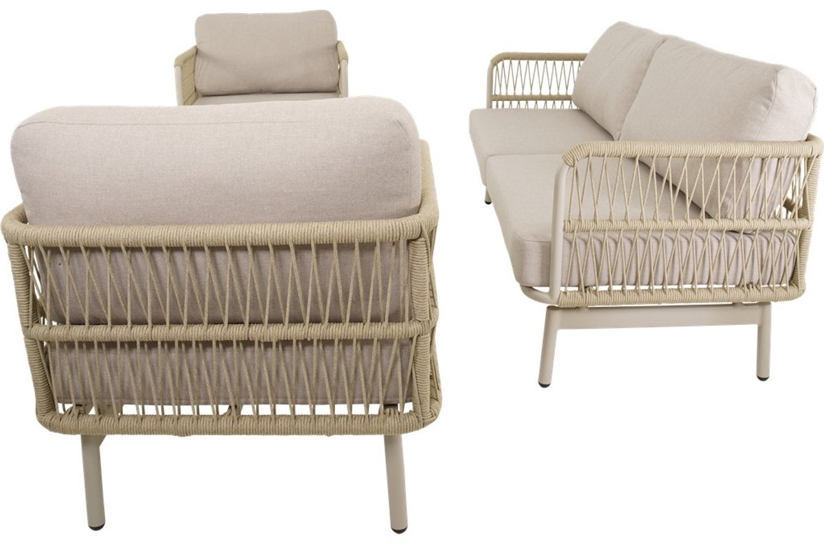 Lesli Living Lounge Set Akiro - Modular Garden Set Beige