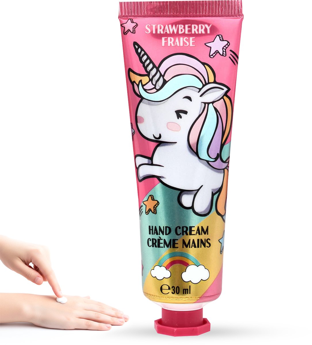 Unicorn Handcreme - Aardbei Hydratatie - Hydraterend - Verzorgend-30ml