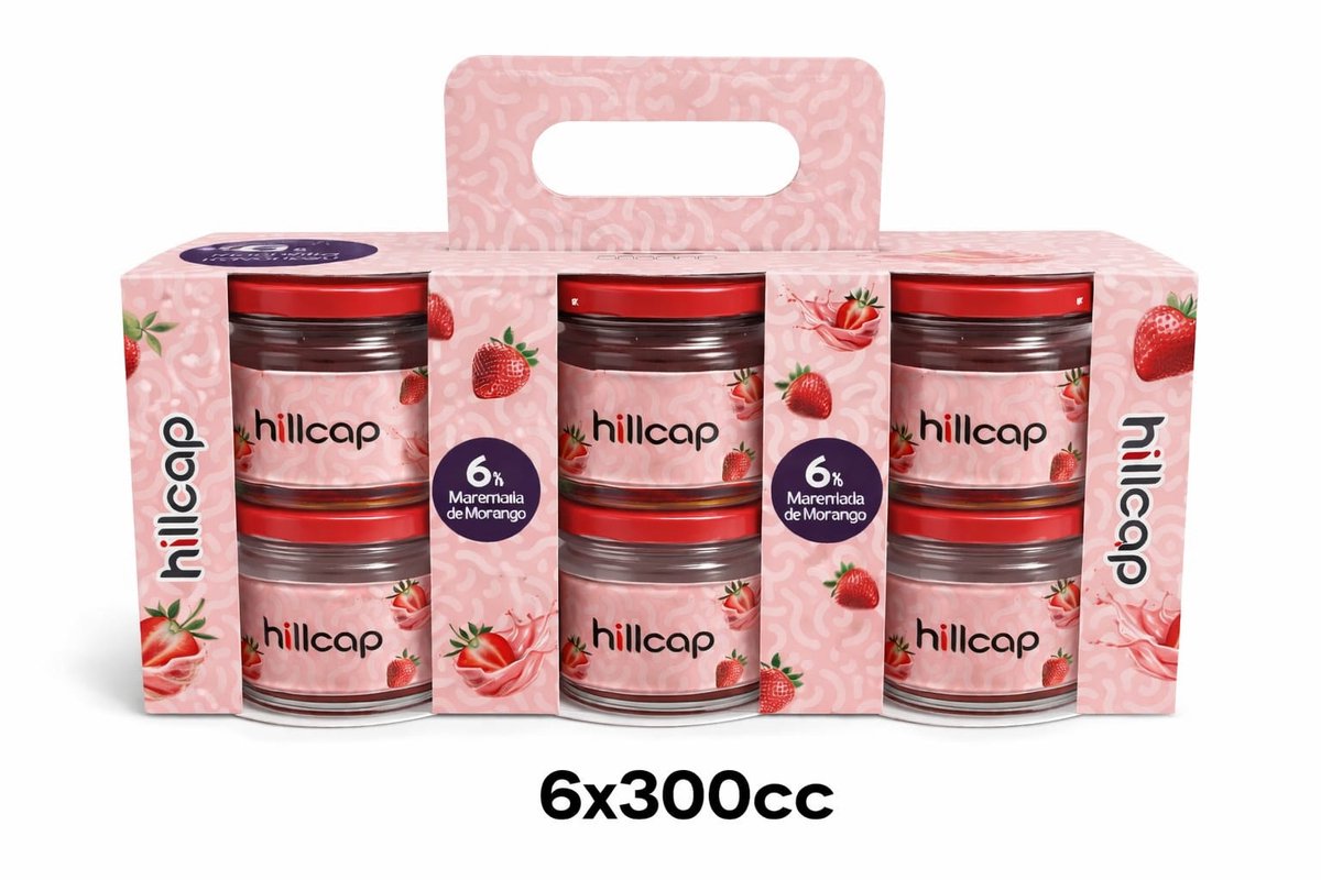 Glass Jar Set - 6 Pieces - 6x300cc - Jam Jars with Lid - Kitchen Storage Containers