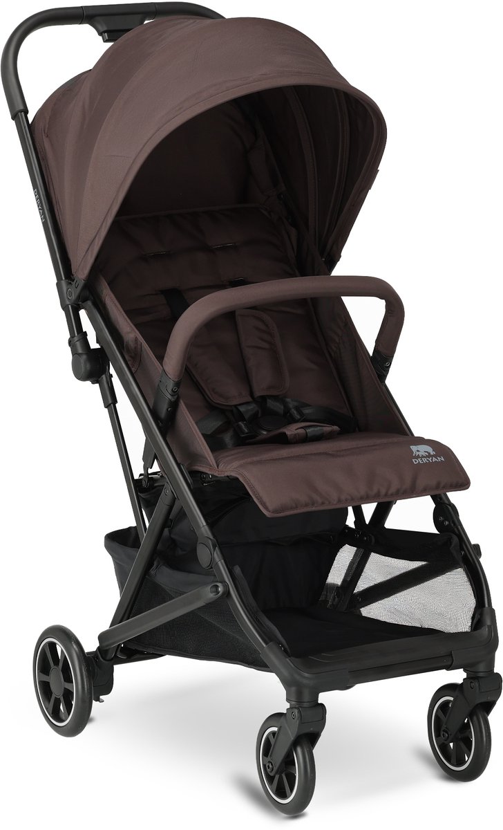 Deryan Easy2 Buggy - Lichtgewicht - Compact - Inklapbaar - Chocolade – foto 2