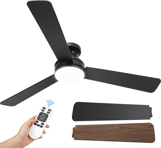 Dimbare plafondventilator Gale incl. afstandsbediening Dimbare plafondventilator Gale incl. afstandsbediening