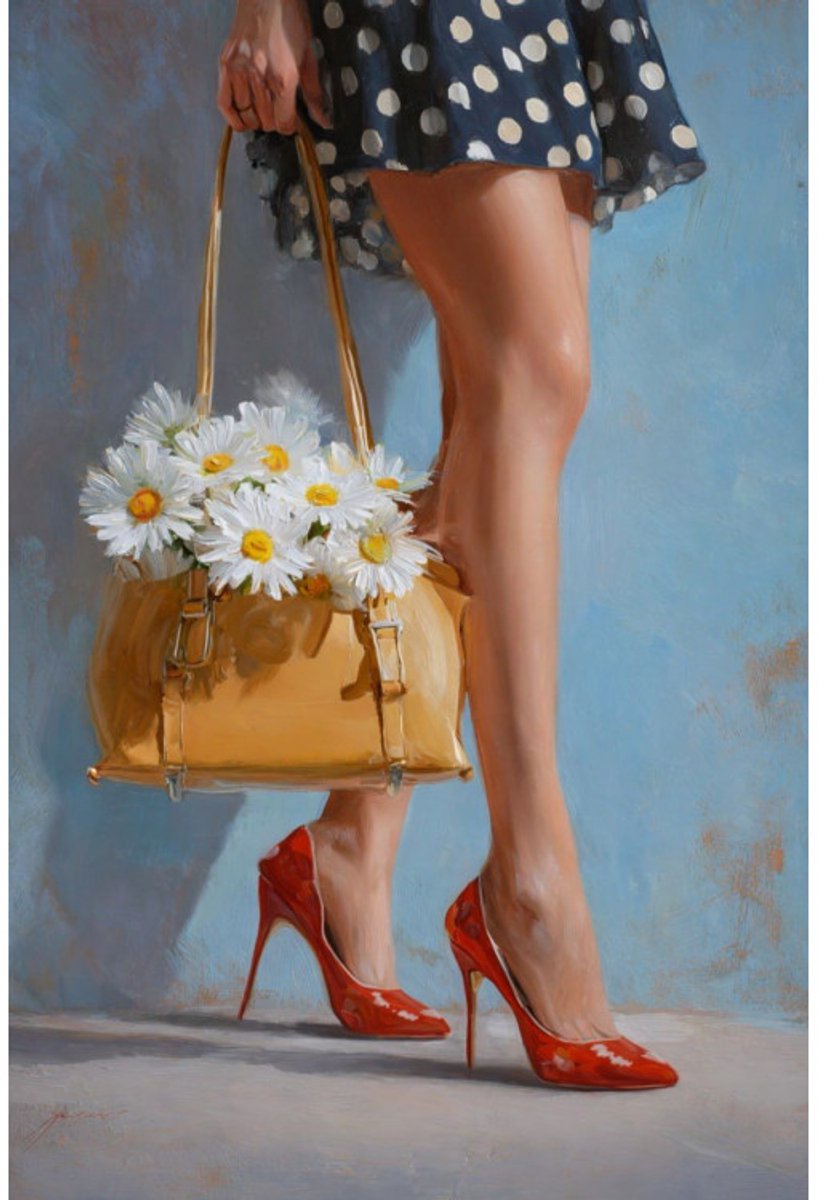 Diamond Painting - Canvas op houten frame - Zomer Stemming - 30 x 40 cm
