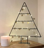Janse Metal Christmas Tree - Décoration de Noël - Sapin de Noël artificiel en métal - Zwart