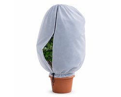 Winterbeschermhoes XXL voor Planten en Bomen - 2,4 x 2 m - Ademend - Met Rits en Trekkoord - Bescherming tegen Vorst, Kou en Natte Weersomstandigheden